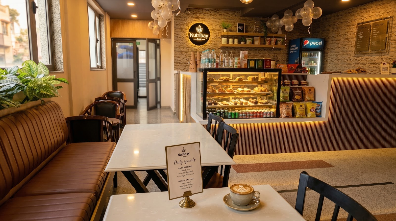 NutriBay Cafe at Sant Parmanand Hospital, Delhi